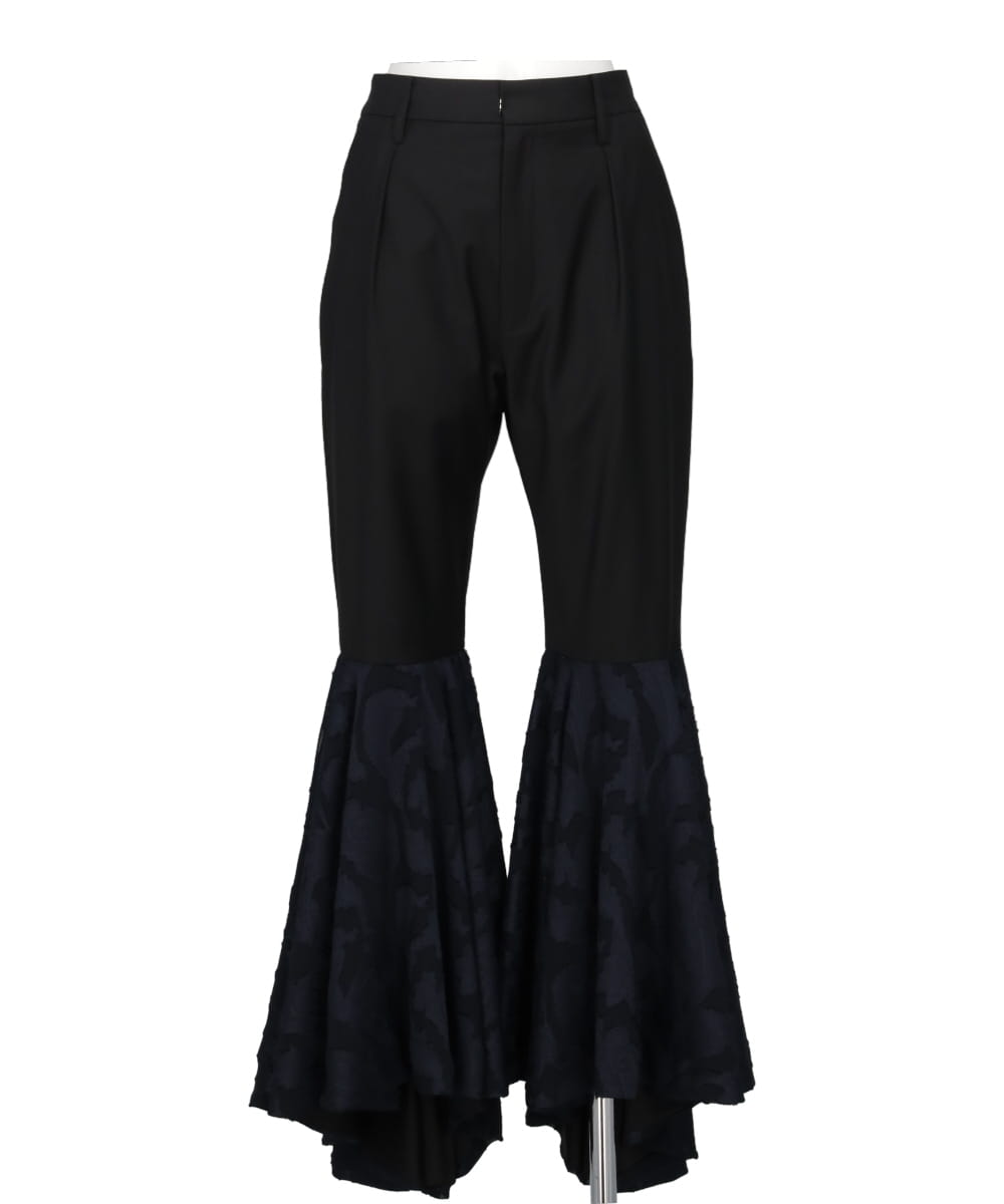 PANEL FLARE TROUSERS